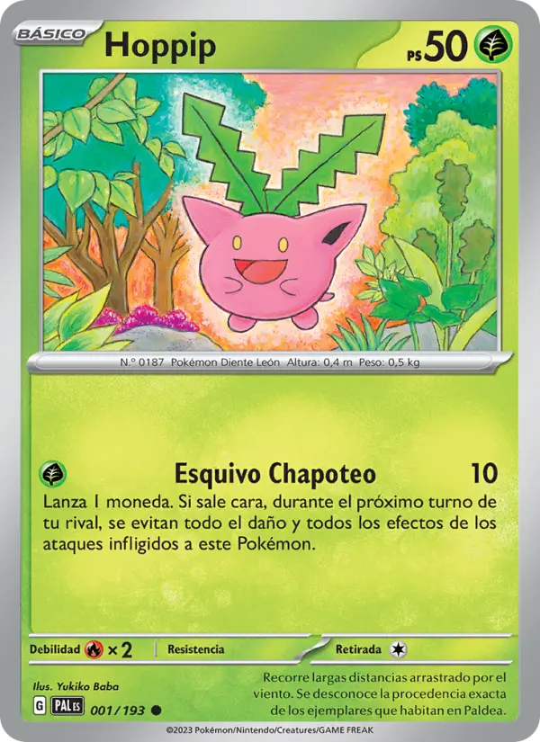 Hoppip, Evoluciones en Paldea 001