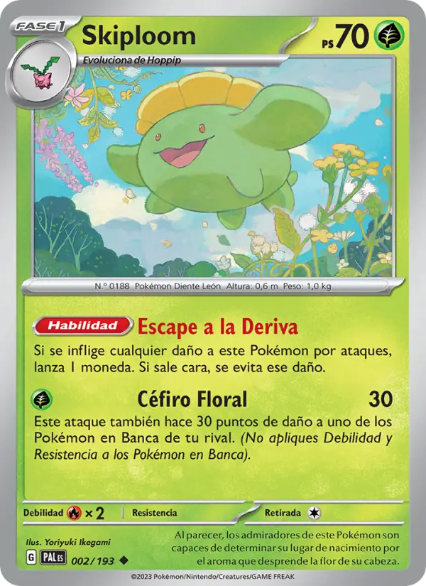 Skiploom, Evoluciones en Paldea 002