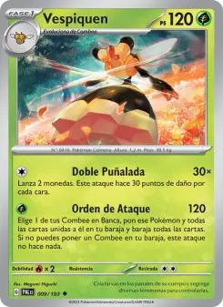 Vespiquen, Evoluciones en Paldea 009