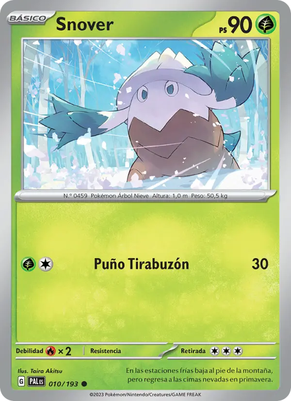 Snover, Evoluciones en Paldea 010