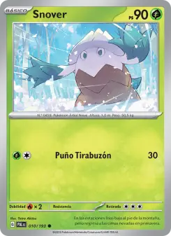 Snover, Evoluciones en Paldea 010