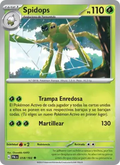 Spidops, Evoluciones en Paldea 018