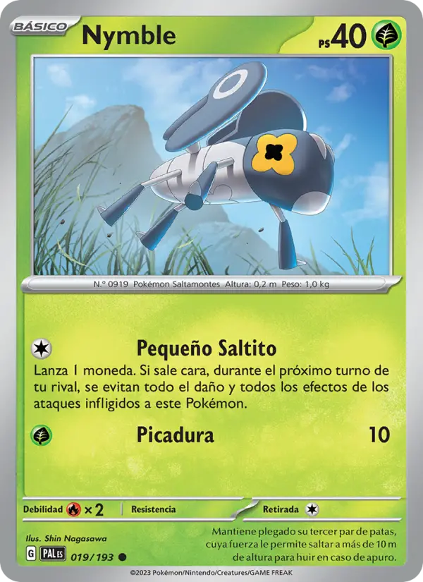 Nymble, Evoluciones en Paldea 019