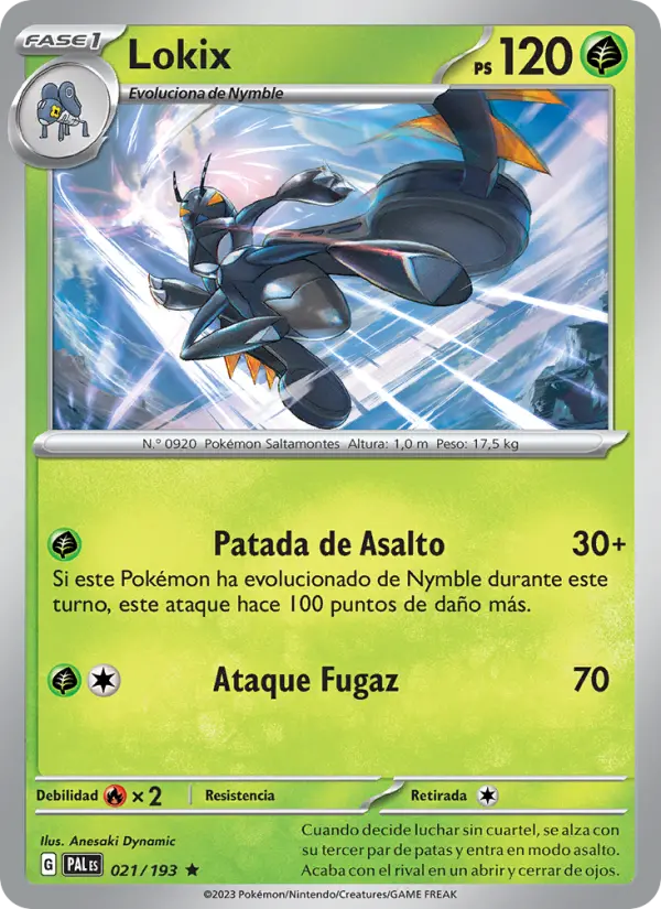 Lokix, Evoluciones en Paldea 021
