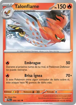 Talonflame, Evoluciones en Paldea 030