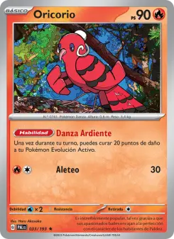 Oricorio, Evoluciones en Paldea 033