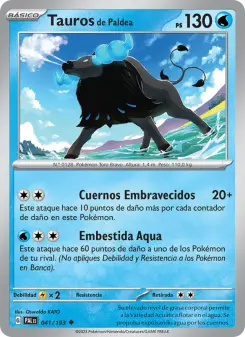 Tauros de Paldea, Evoluciones en Paldea 041