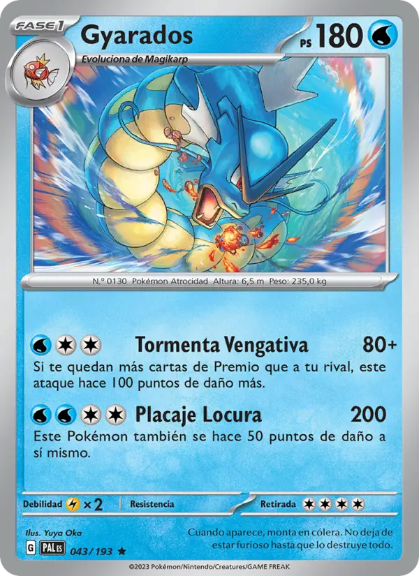 Gyarados, Evoluciones en Paldea 043