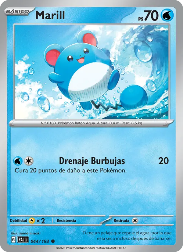 Marill, Evoluciones en Paldea 044