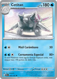 Cetitan, Evoluciones en Paldea 055