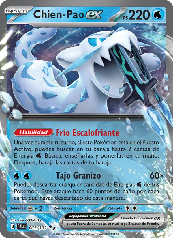 Chien-Pao ex, Evoluciones en Paldea 061