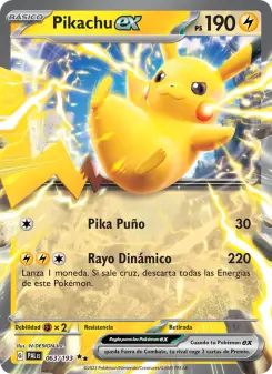 Pikachu ex, Evoluciones en Paldea 063