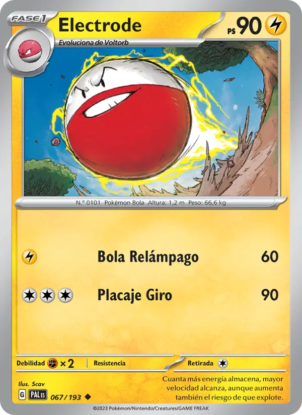 Electrode, Evoluciones en Paldea 067