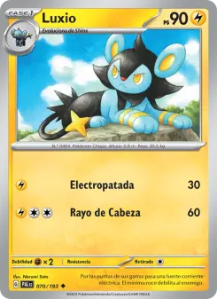 Luxio, Evoluciones en Paldea 070