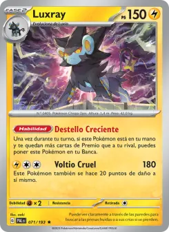 Luxray, Evoluciones en Paldea 071
