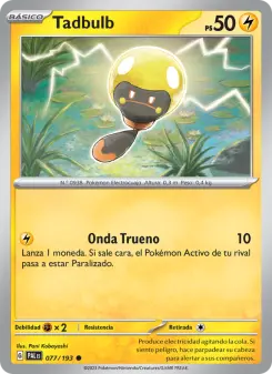 Tadbulb, Evoluciones en Paldea 077