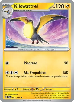 Kilowattrel, Evoluciones en Paldea 082