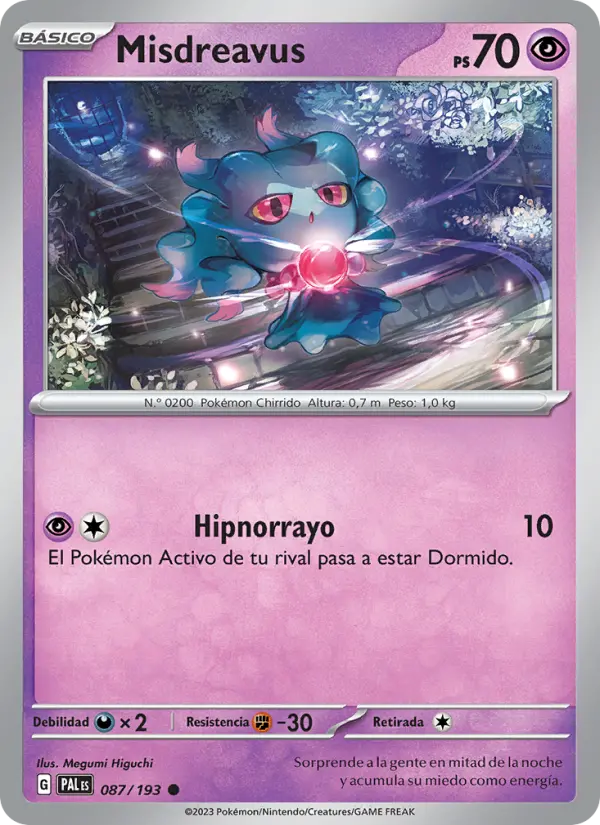 Misdreavus, Evoluciones en Paldea 087