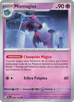 Mismagius, Evoluciones en Paldea 088