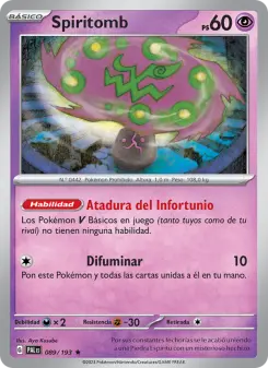 Spiritomb, Evoluciones en Paldea 089