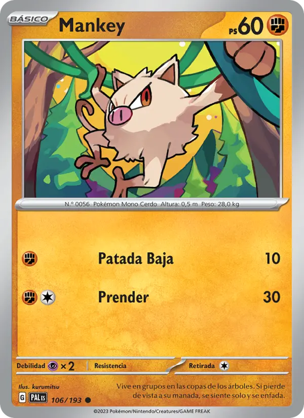 Mankey, Evoluciones en Paldea 106