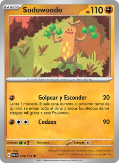 Sudowoodo, Evoluciones en Paldea 109