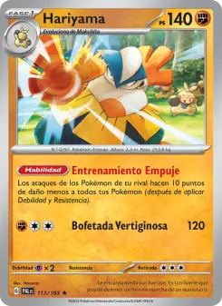 Hariyama, Evoluciones en Paldea 113