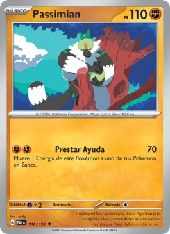 Passimian, Evoluciones en Paldea 118