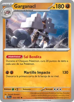Garganacl, Evoluciones en Paldea 123