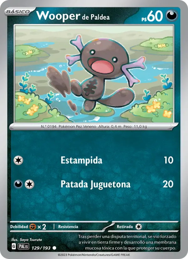 Wooper de Paldea, Evoluciones en Paldea 129