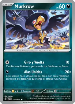Murkrow, Evoluciones en Paldea 131