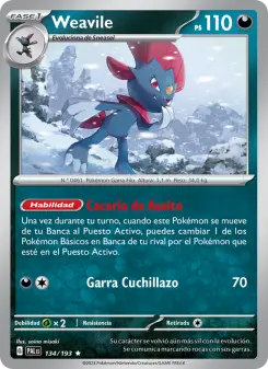 Weavile, Evoluciones en Paldea 134