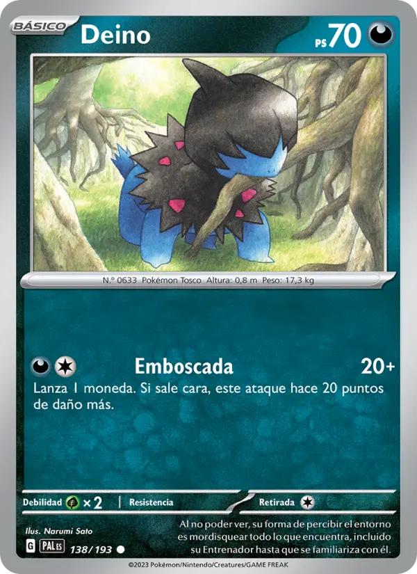Deino, Evoluciones en Paldea 138