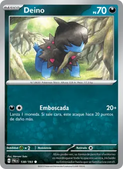 Deino, Evoluciones en Paldea 138