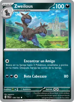 Zweilous, Evoluciones en Paldea 139