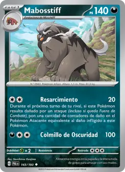 Mabosstiff, Evoluciones en Paldea 143