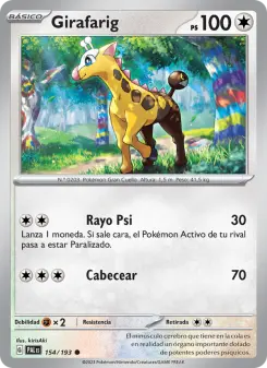 Girafarig, Evoluciones en Paldea 154