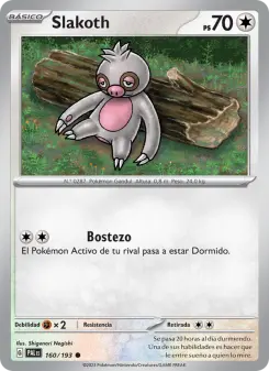 Slakoth, Evoluciones en Paldea 160
