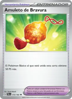 Amuleto de Bravura, Evoluciones en Paldea 173