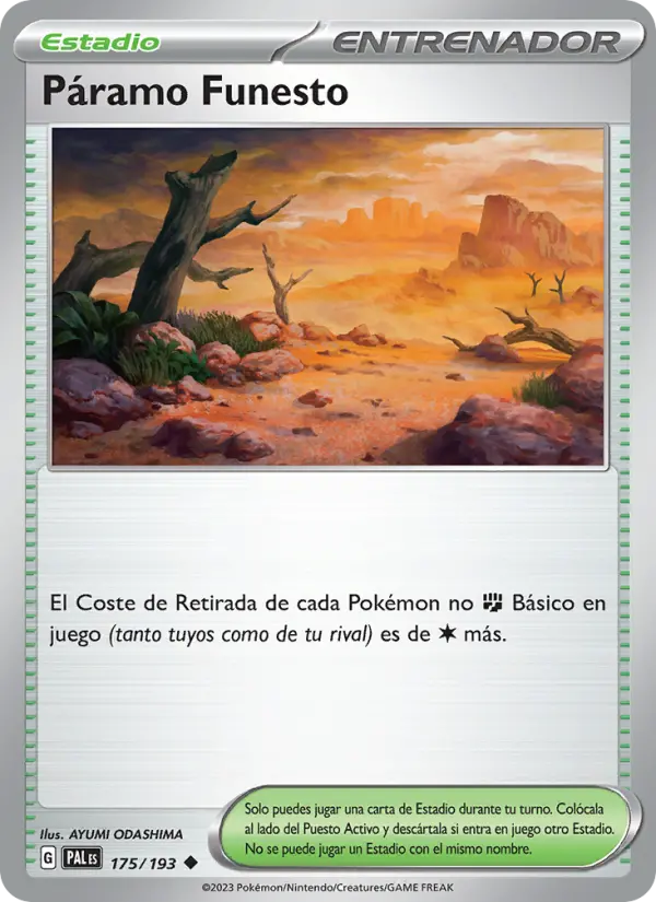 Páramo Funesto, Evoluciones en Paldea 175