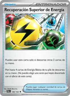 Recuperación Superior de Energía, Evoluciones en Paldea 189