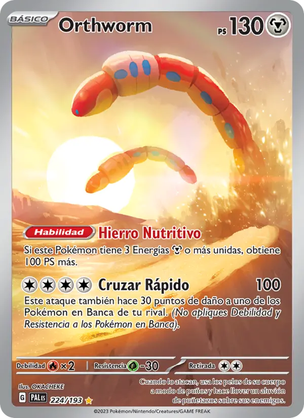 Orthworm, Evoluciones en Paldea 224