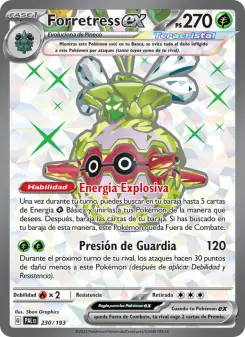 Forretress ex, Evoluciones en Paldea 230