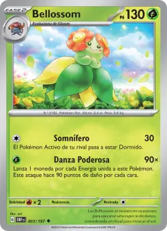 Bellossom, Llamas Obsidianas 003