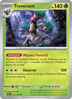 Trevenant, Llamas Obsidianas 012