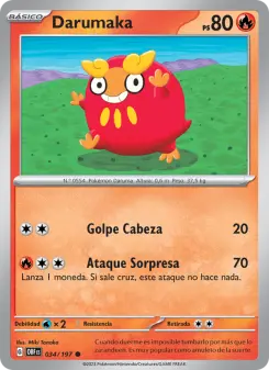 Darumaka, Llamas Obsidianas 034