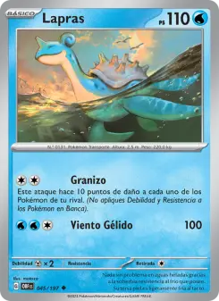 Lapras, Llamas Obsidianas 045