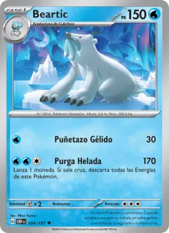 Beartic, Llamas Obsidianas 054