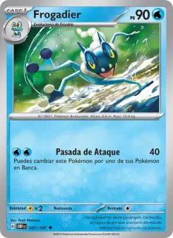 Frogadier, Llamas Obsidianas 057