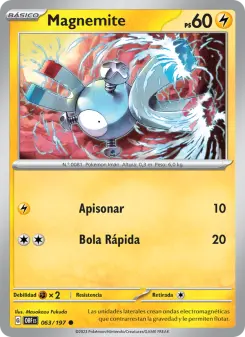 Magnemite, Llamas Obsidianas 063